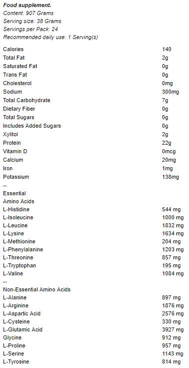 Complex de proteine vegetale - 908 grame