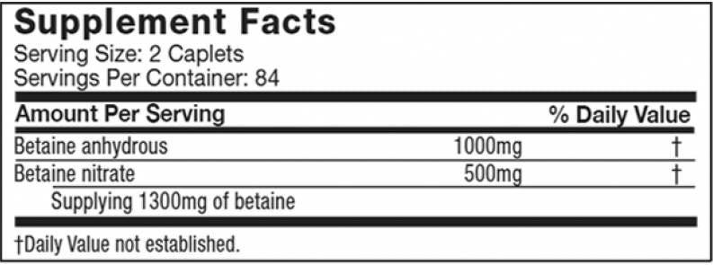 Betaină de platină 168 capsule