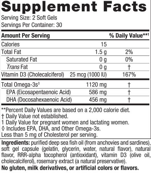 Omega-3 postnatal - 60 de capsule moi