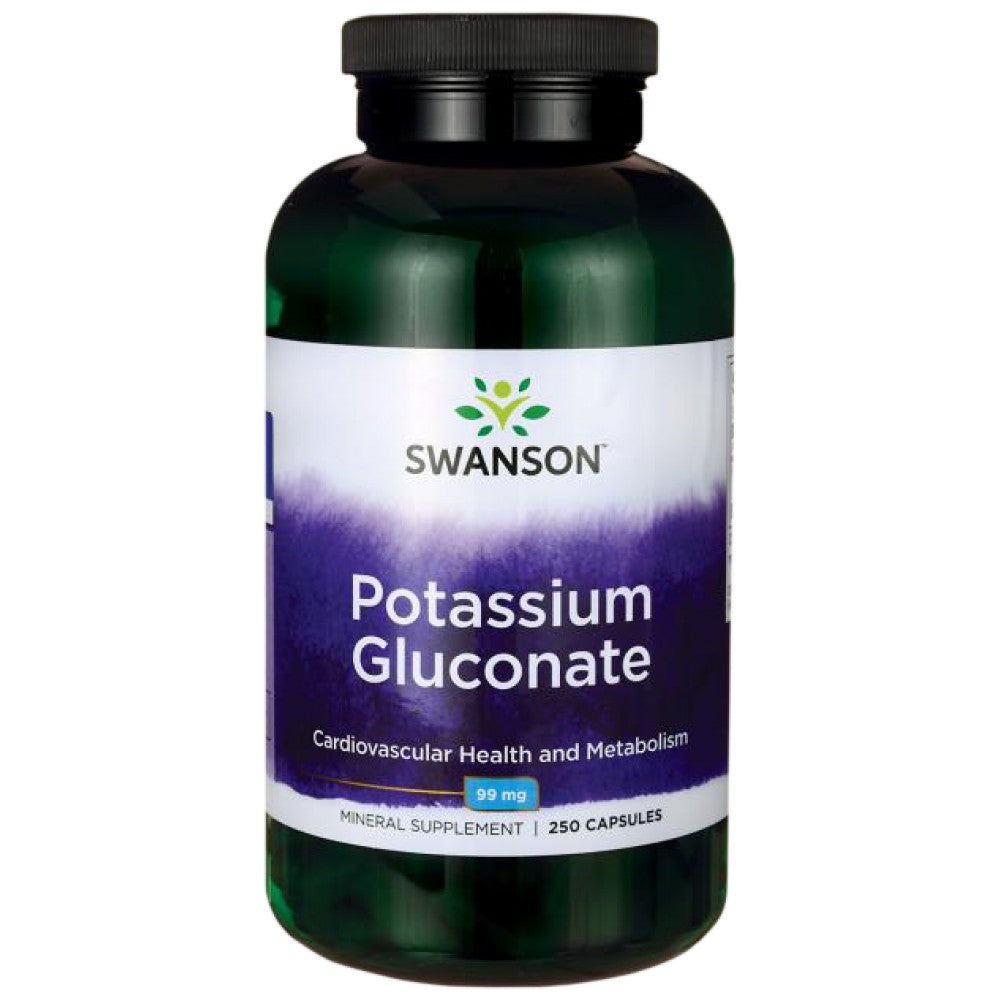 Gluconat de potasiu 99 mg 250 capsule