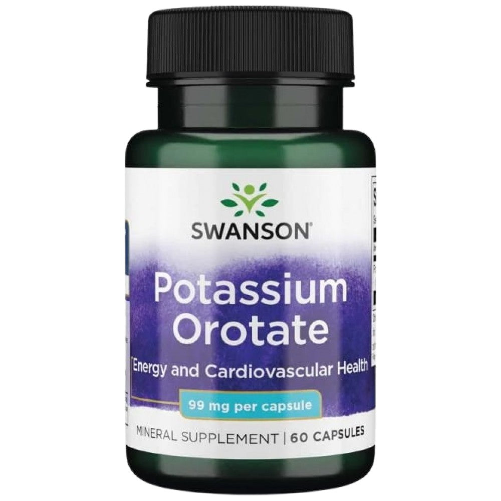 Orotat de potasiu 99 mg 60 capsule