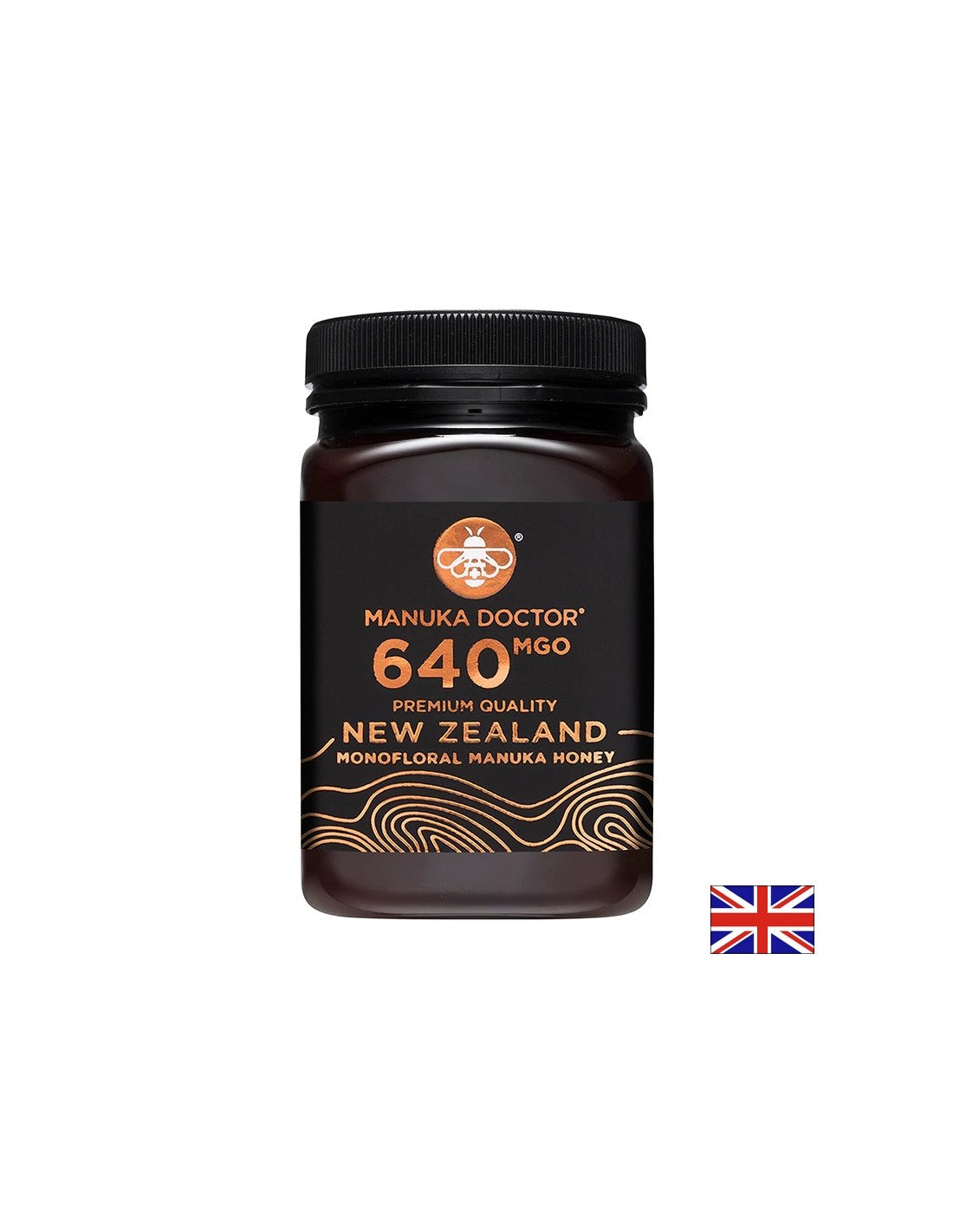 Miere de Manuka monoflora de calitate premium (640 MGO), 500 g