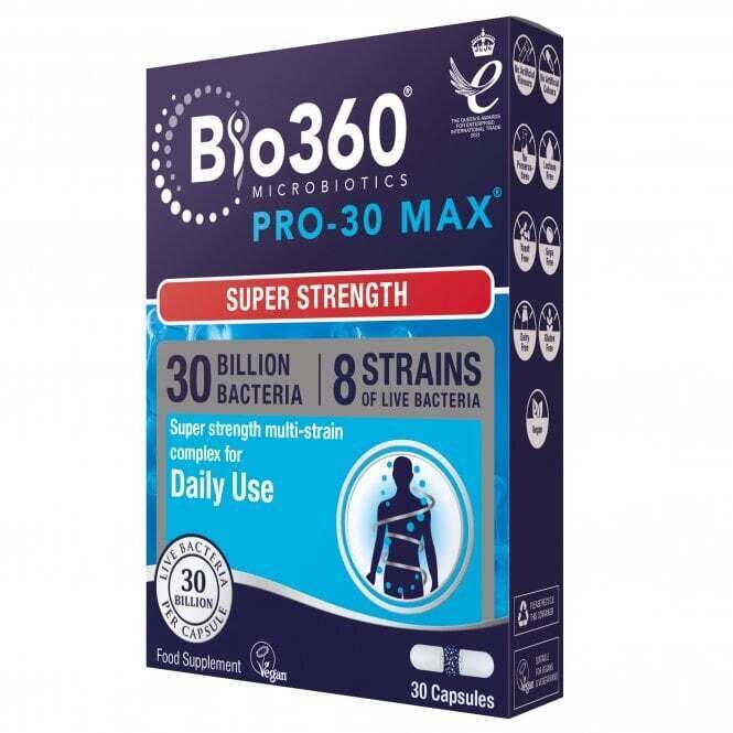Probiotic Pro-30 MAX (30 de miliarde de bacterii) 30 de miliarde. 30 de capsule NaturesAid