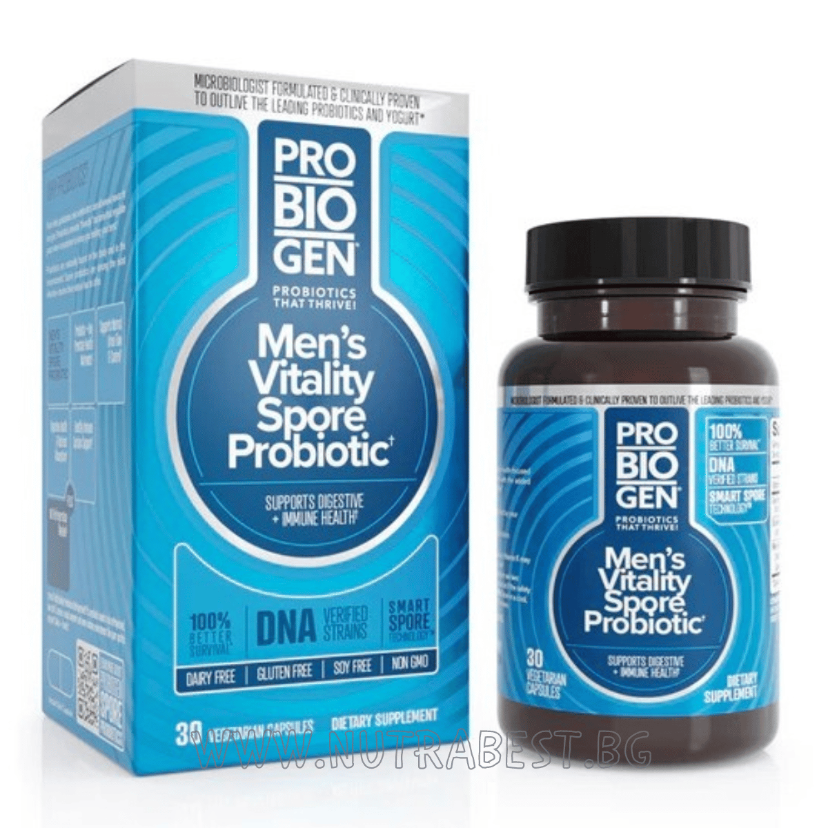 Probiogen Men`s Vitality Probiotic - Probiotic pentru bărbați - 30 capsule