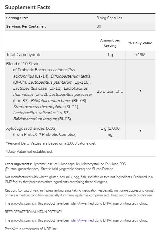Probiotic-10™ și Bifido Boost™ - 90 capsule