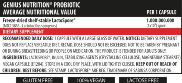 Probiotic - 60 capsule