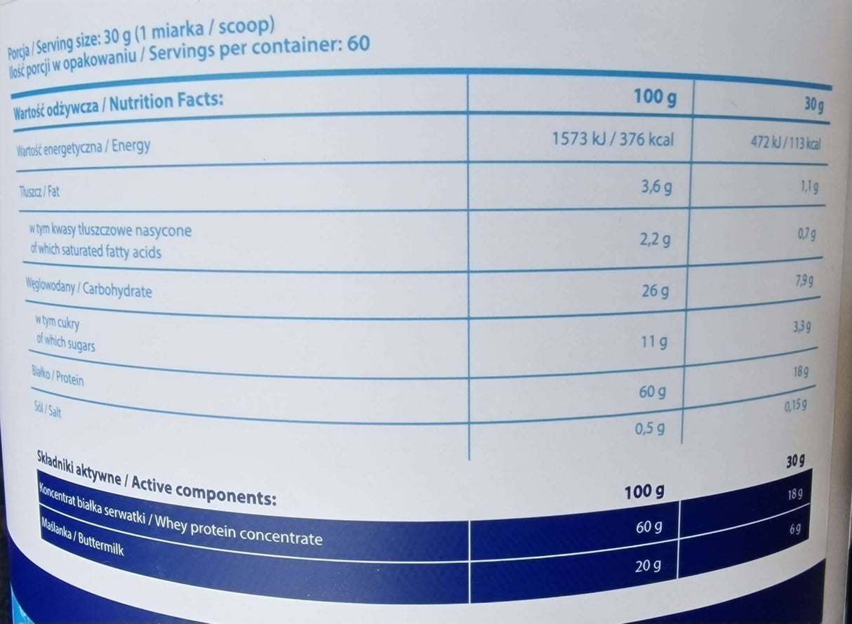Concentrat proteic | Proteine din zer cu gust delicios 1800 de grame