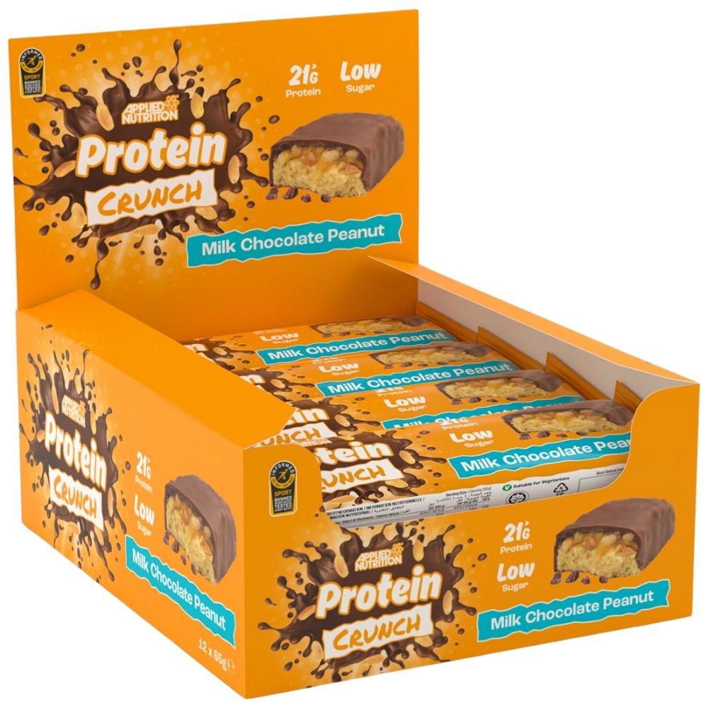 Applied Protein Crunch Bar - 12 x 65 grame