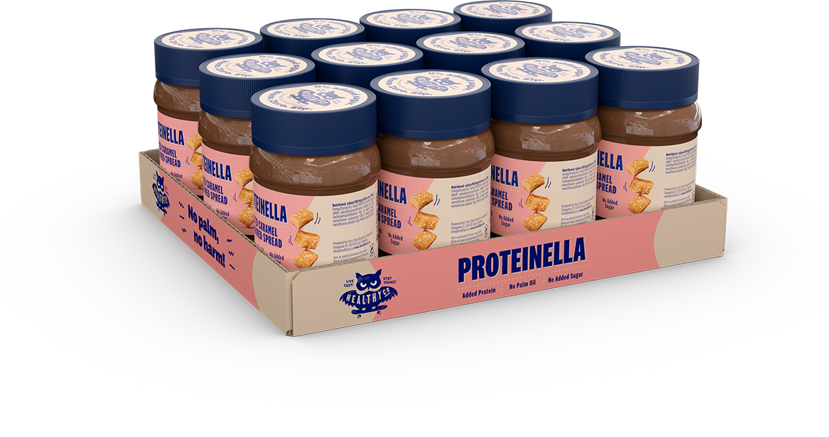 Caramel sărat Proteinella 400 g - fără adaos de zahăr și fără ulei de palmier