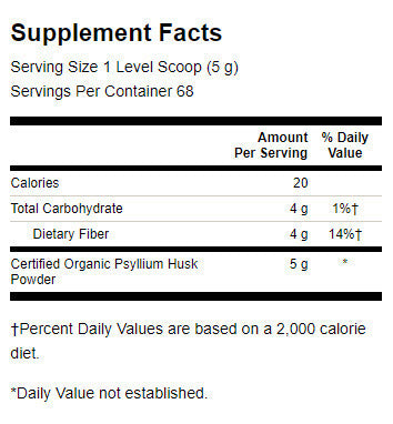 Psyllium Husk - 340 de grame