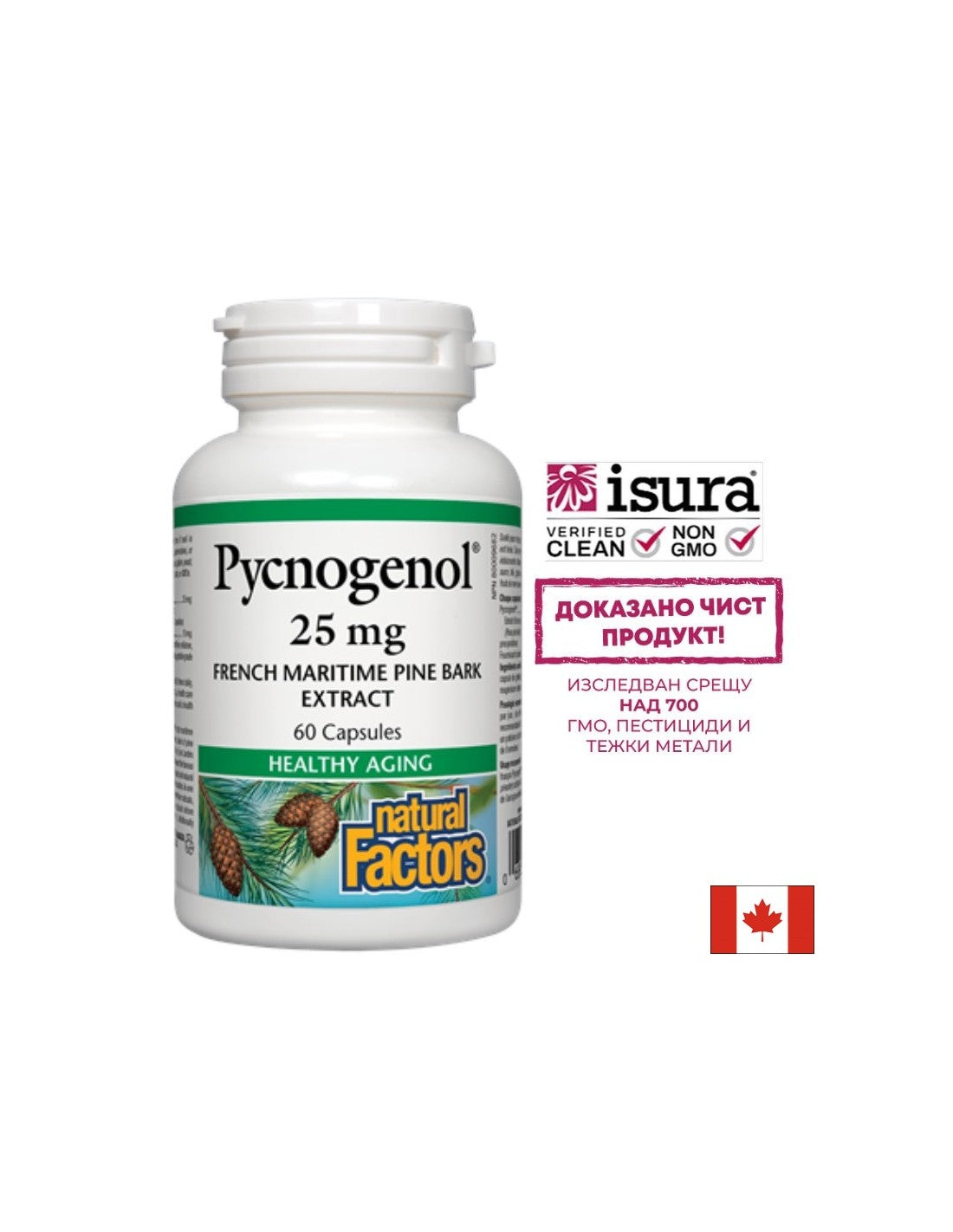 Pycnogenol 25 mg - 60 capsule