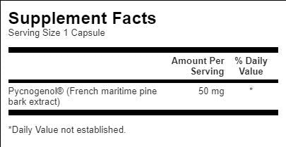 Pycnogenol 50 mg - 50 capsule