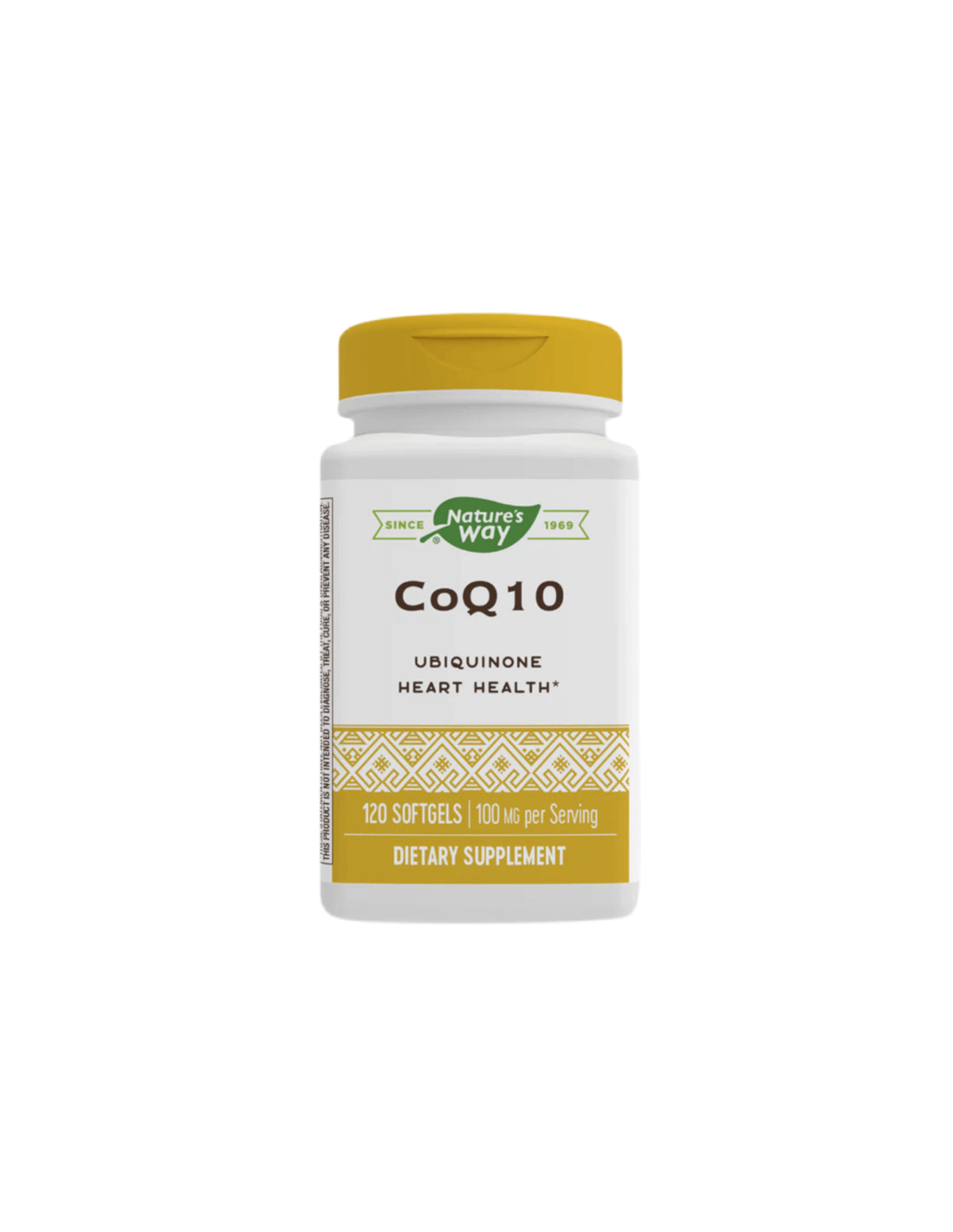 Coenzima Q10 (Ubichinonă) pentru o inimă sănătoasă, 100 mg, 60 capsule moi