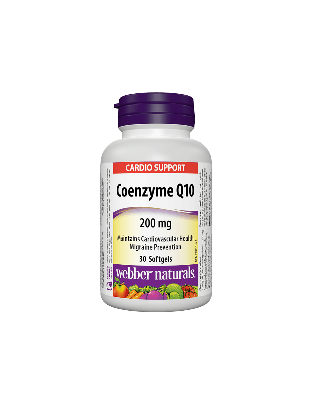 Sănătatea și energia inimii - Coenzima Q10, 200 mg x 30 capsule softgel