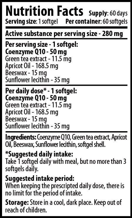 Pure Gold Q10 - 60 capsule