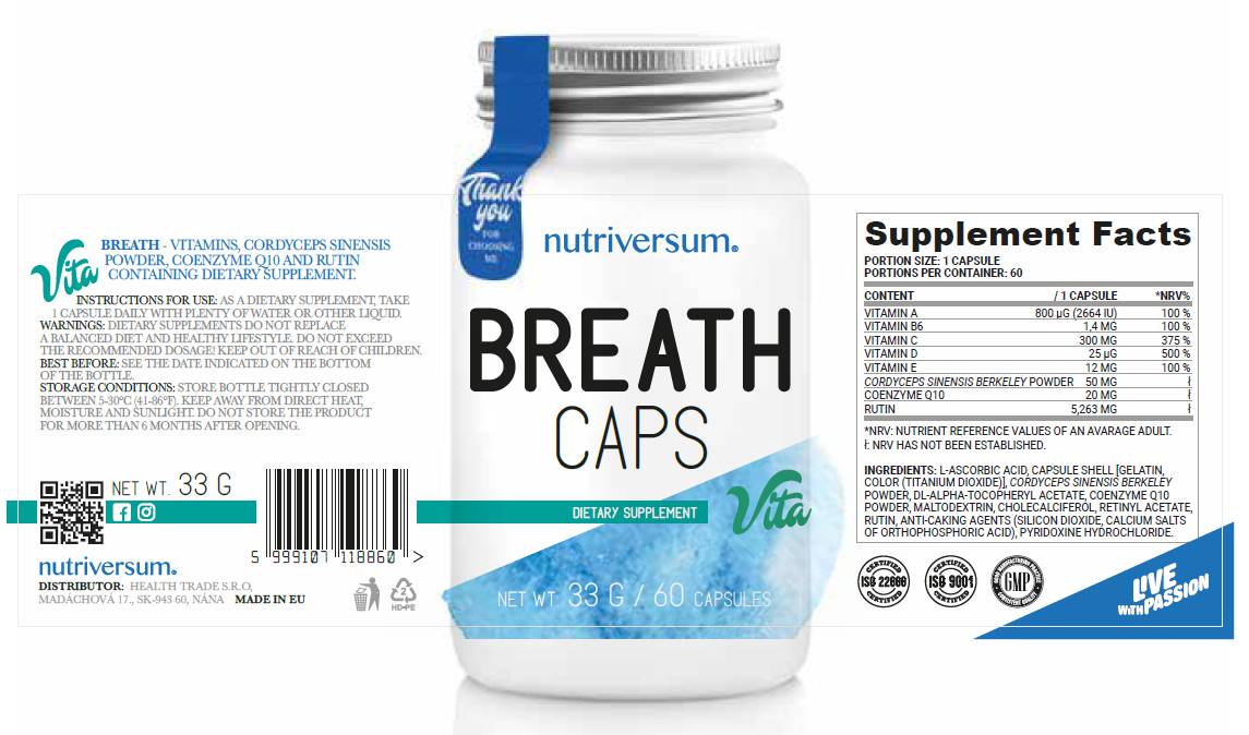 Breath Caps - 60 capsule