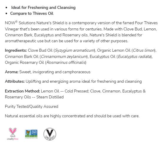 Scutul naturii | Amestec de ulei de protecție - 30 ml