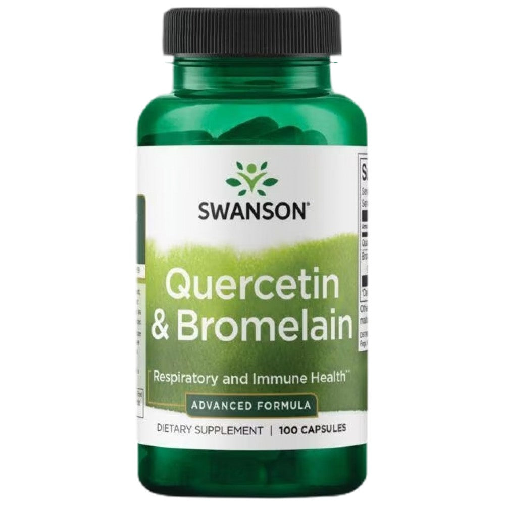 Quercetin & Bromelain - Formula avansata - 100 capsule