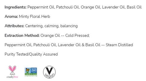 Pace și armonie | Amestec de ulei calmant - 30 ml