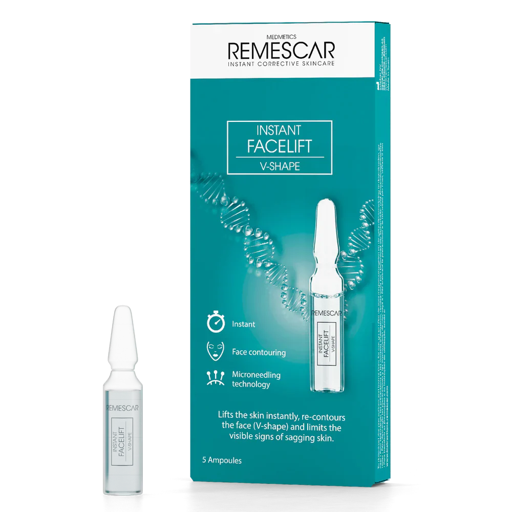 Ampoules for instant lifting and V-shaped facial contour 5x2ml