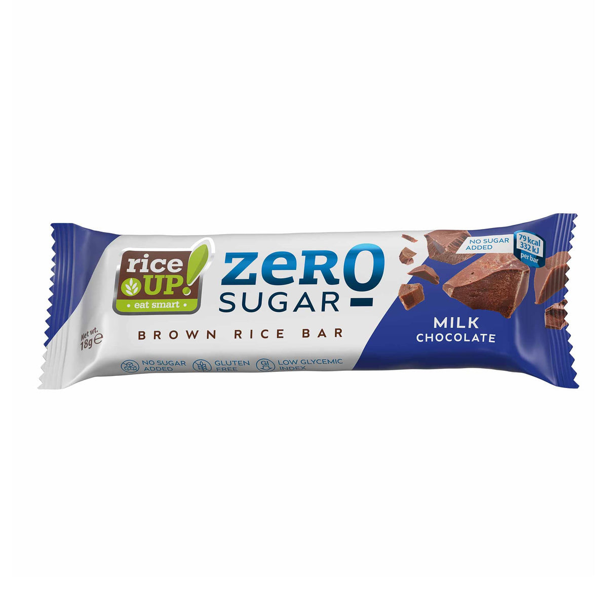 RiceUP! ZERO SUGAR - Rice bar 18 g - Nutra Best Europe