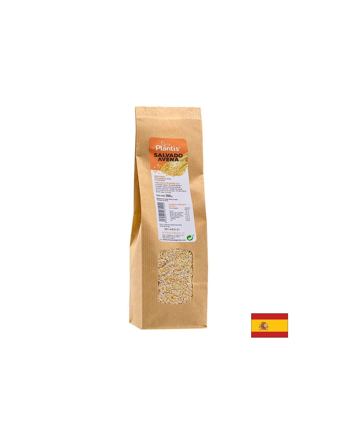 Tarate de ovaz - Salvado Avena Plantis® - Controlul colesterolului si o buna digestie, 350 g