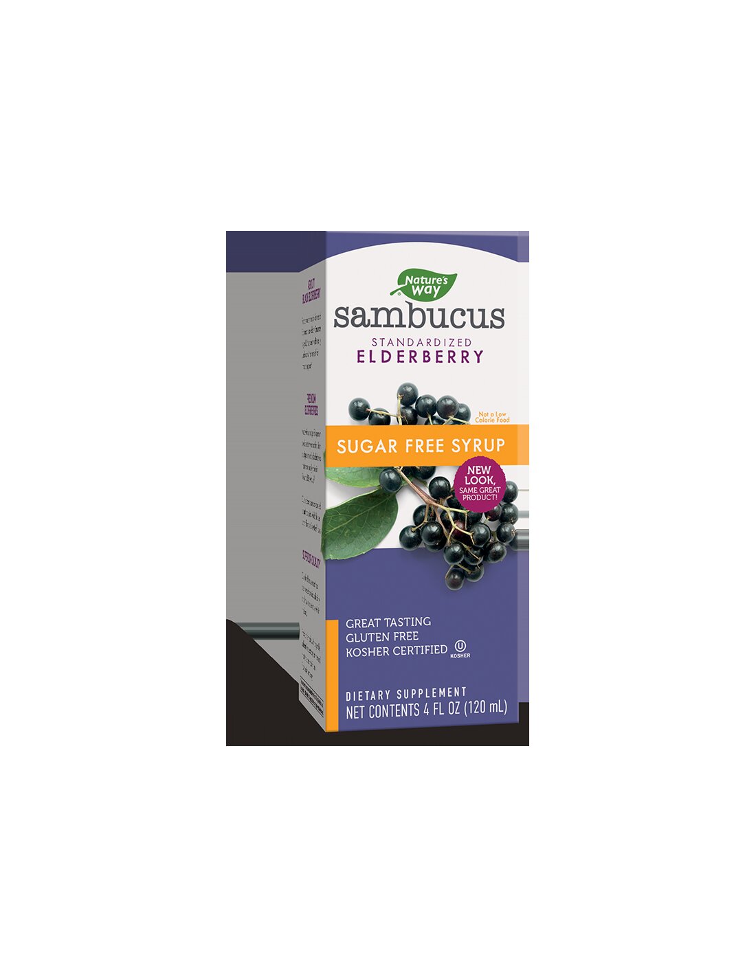 Sirop fără zahăr Sambucus x 120 ml Nature's Way
