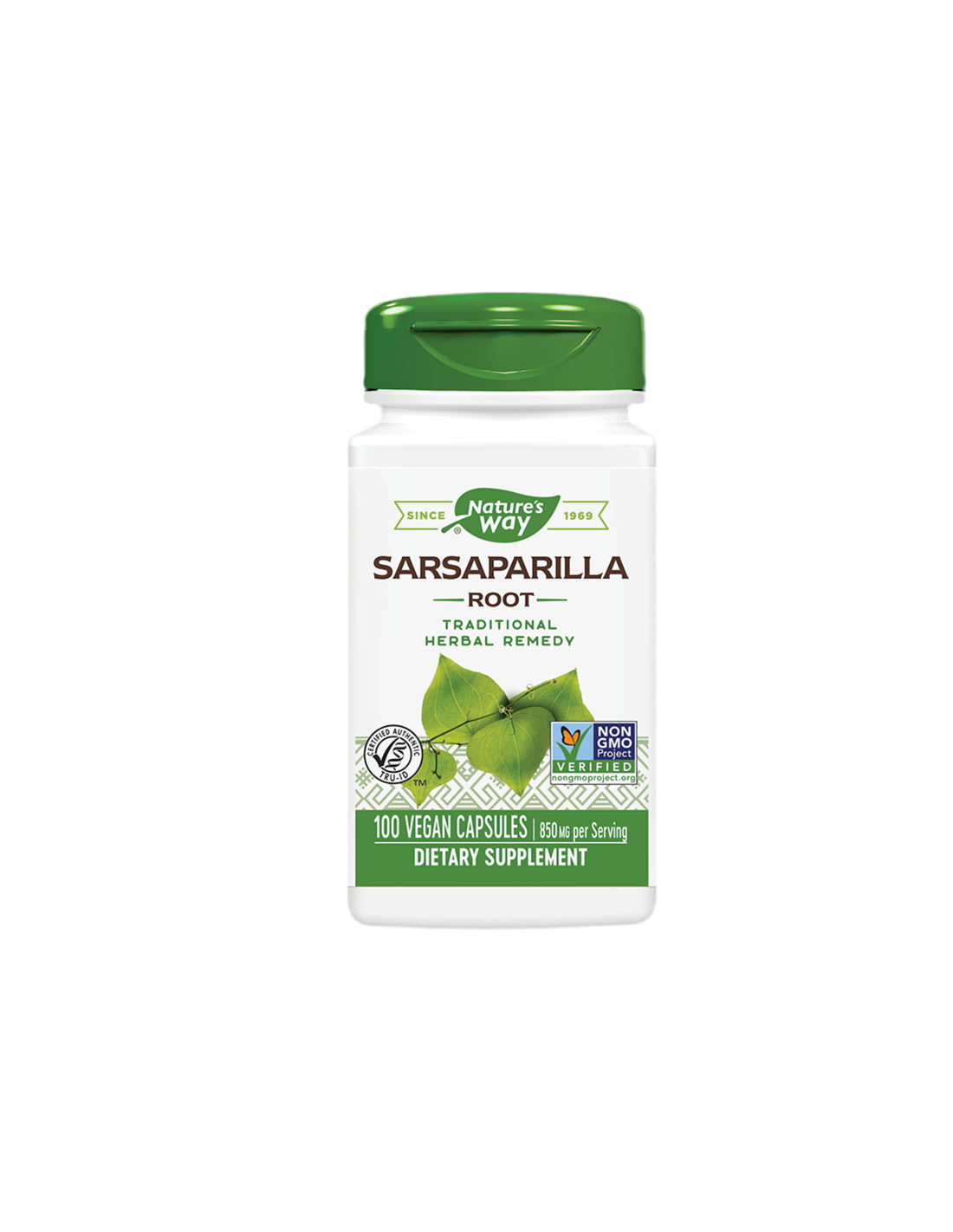 Rădăcină de sarsaparilă 425 mg - 100 capsule