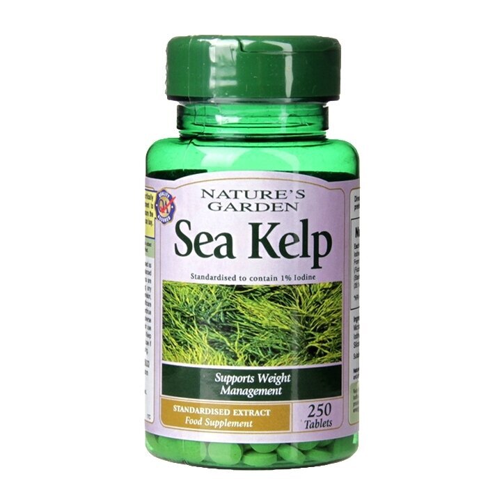 Sea Kelp (Sea Kelp) (alge marine, iod 15mg) 525mg 250 comprimate HOLLAND & BARRETT