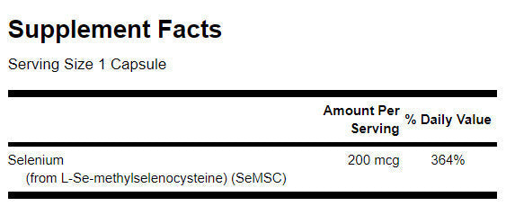 Seleniu 200 mcg - 120 capsule