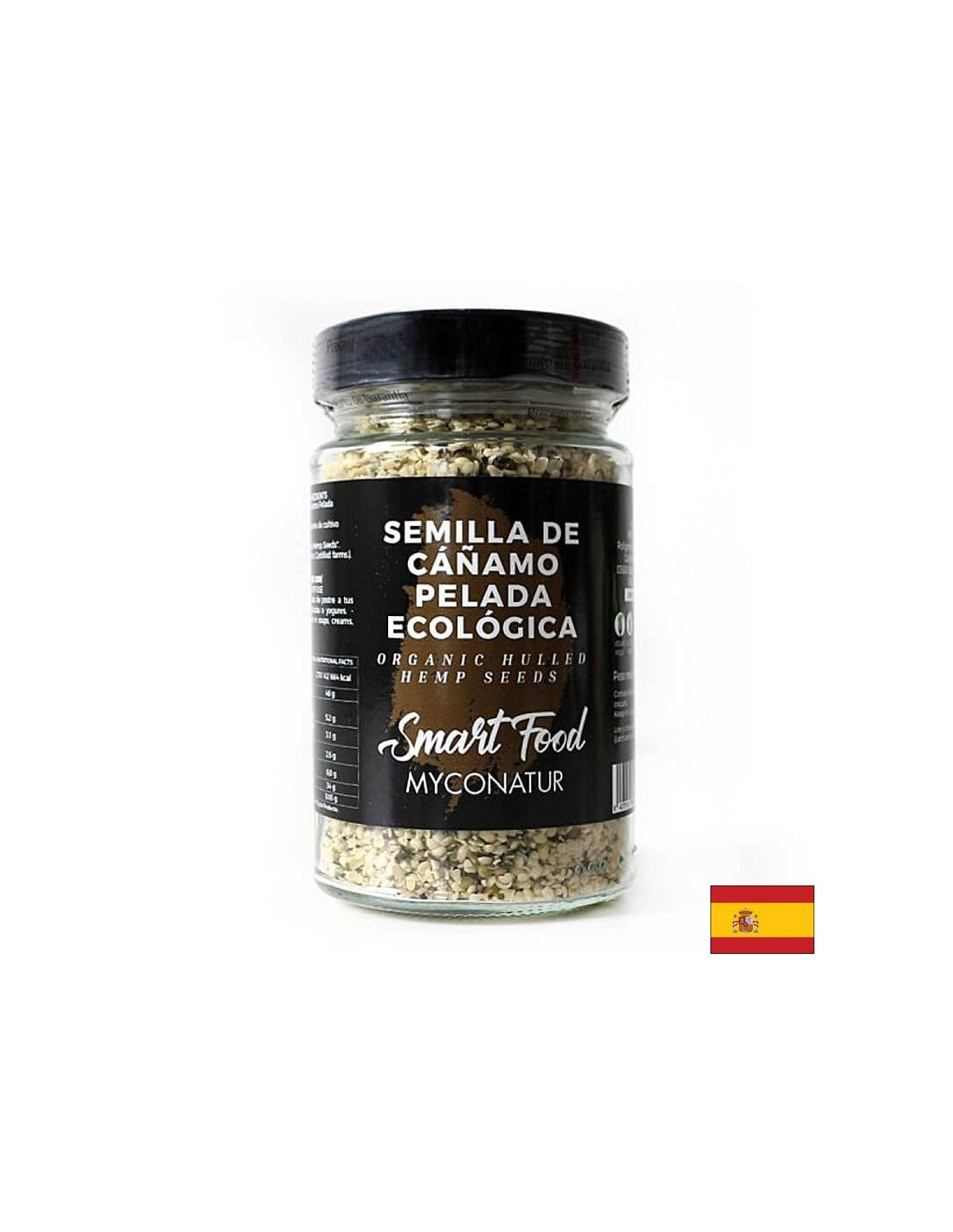 Seminte de canepa organica decojita - Semilla de canamo pelada, Bio, 200 g Myconatur