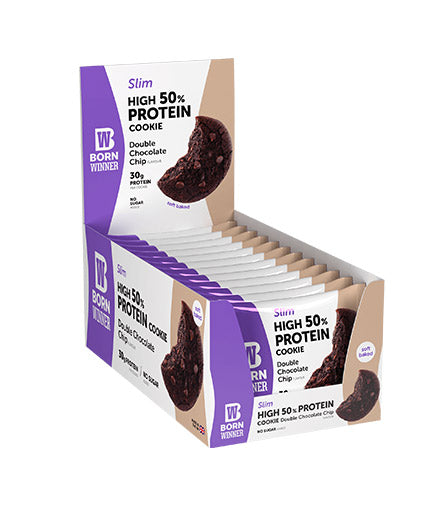 Biscuit subțire 50% bogat în proteine - 12 x 60 grame