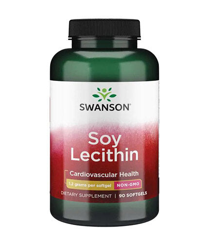 Lecitină de soia non-OMG 1200 mg - 90 capsule de gel