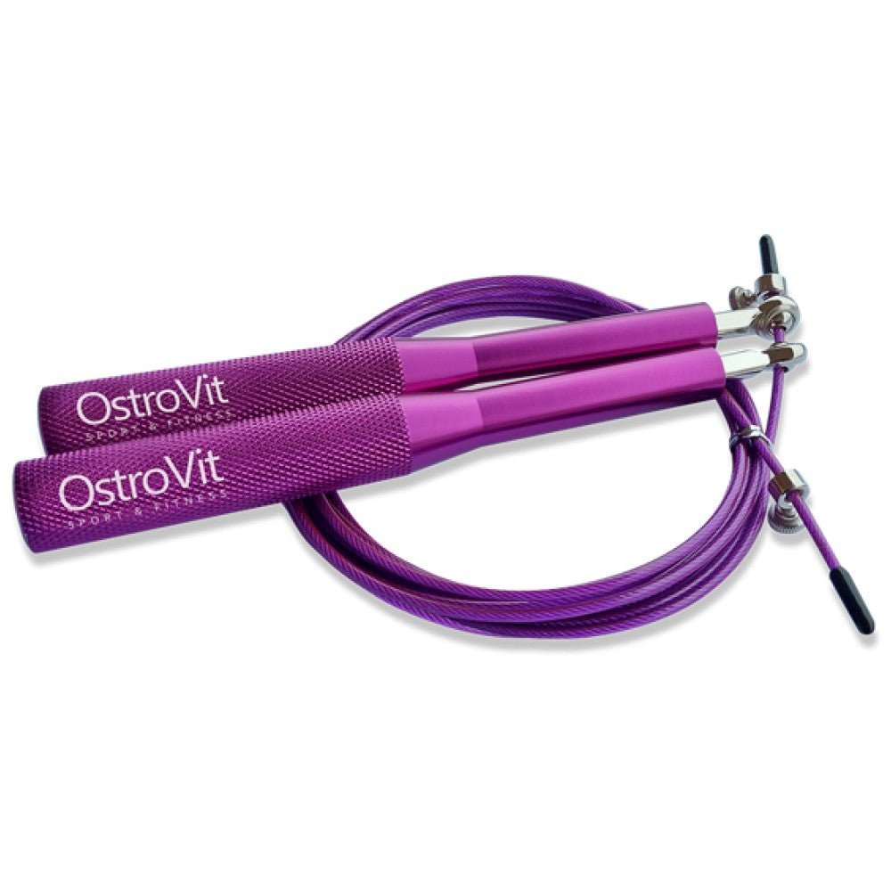 Coarda de sarit cu manere metalice - Speed / Skipping Rope / Diverse culori