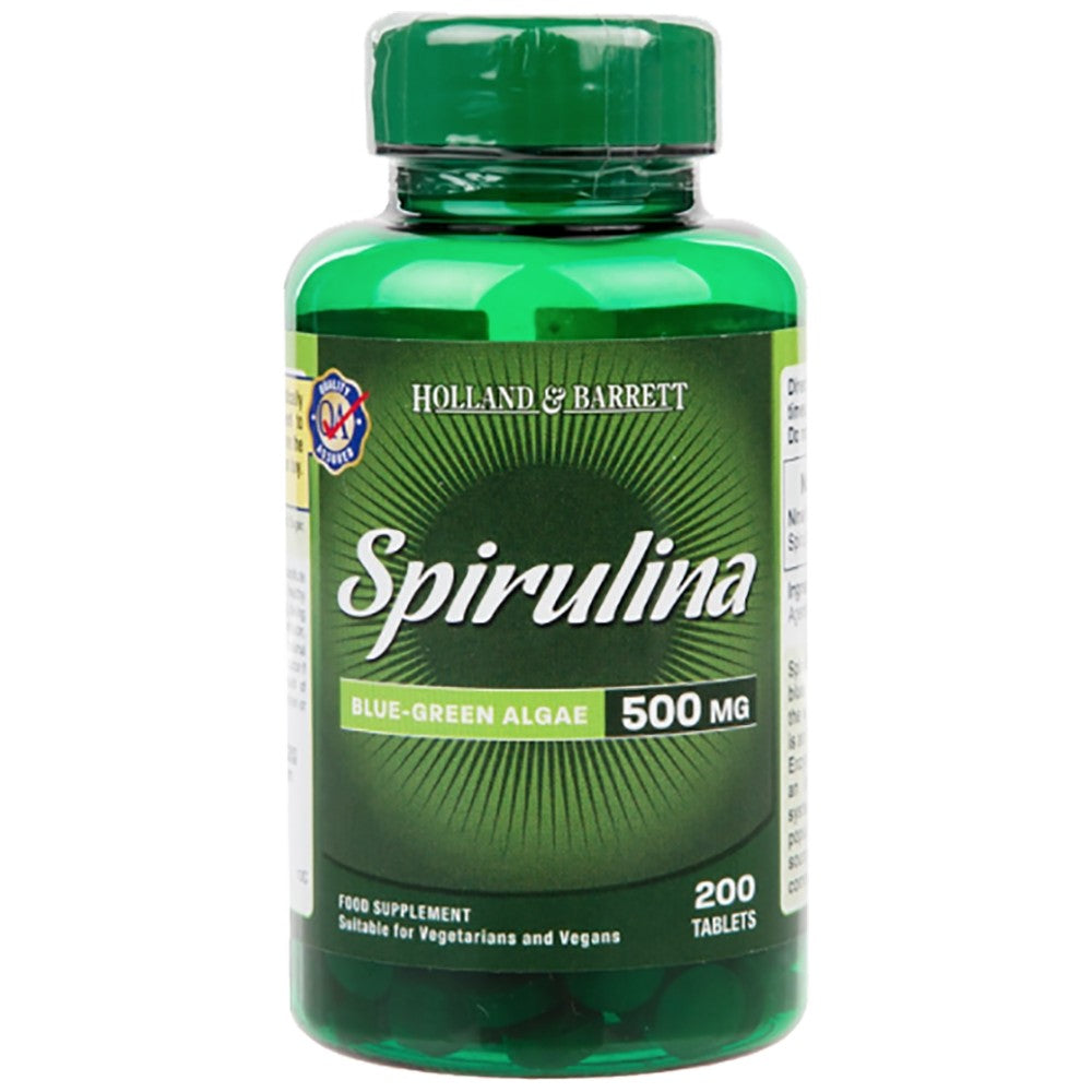 Spirulina 500 mg - 200 tablete