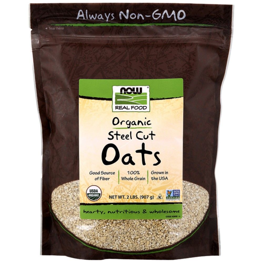 Ovăz tăiat din oțel organic - 907 grame