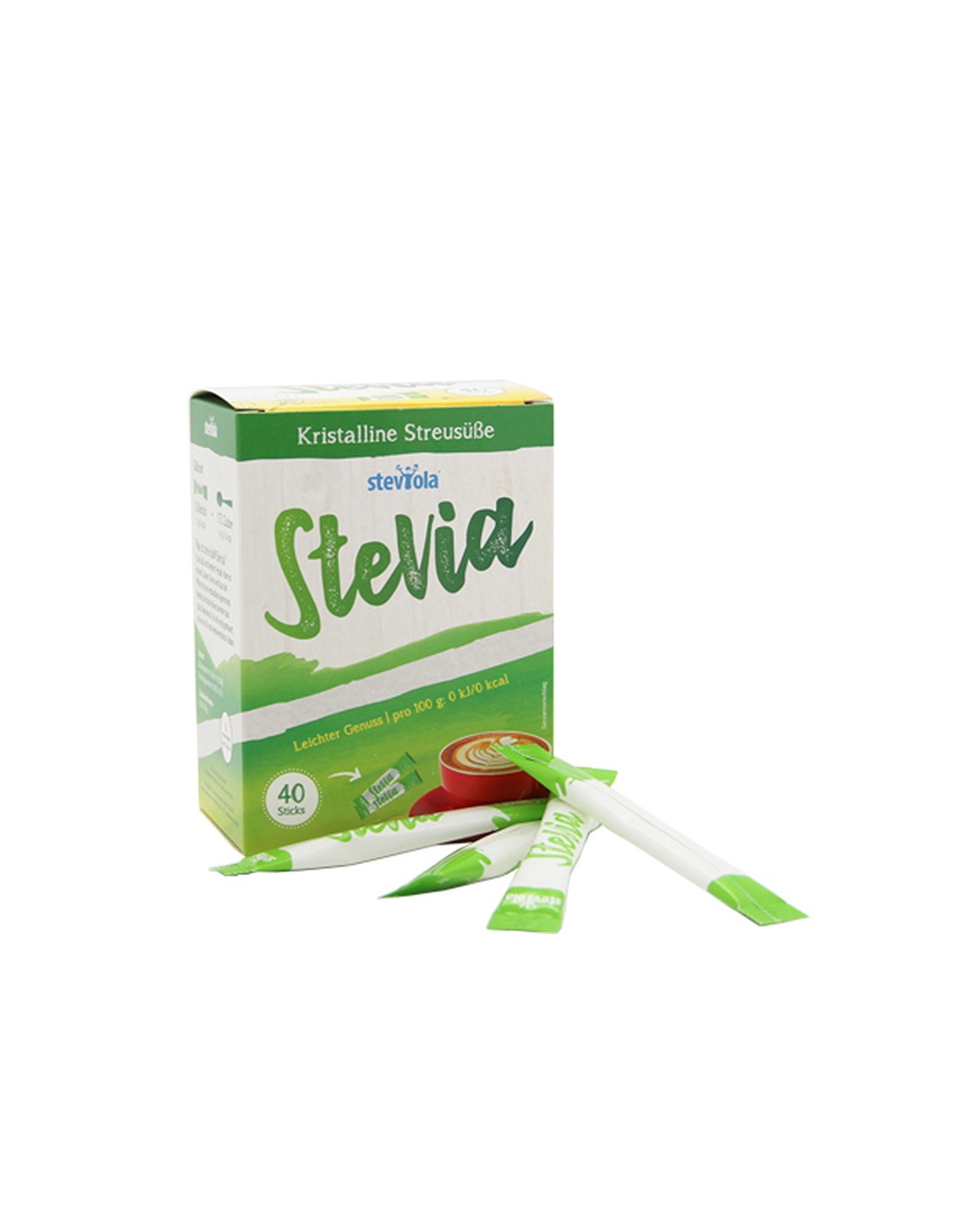 Stevia - Steviola, 40 plicuri ambalate individual