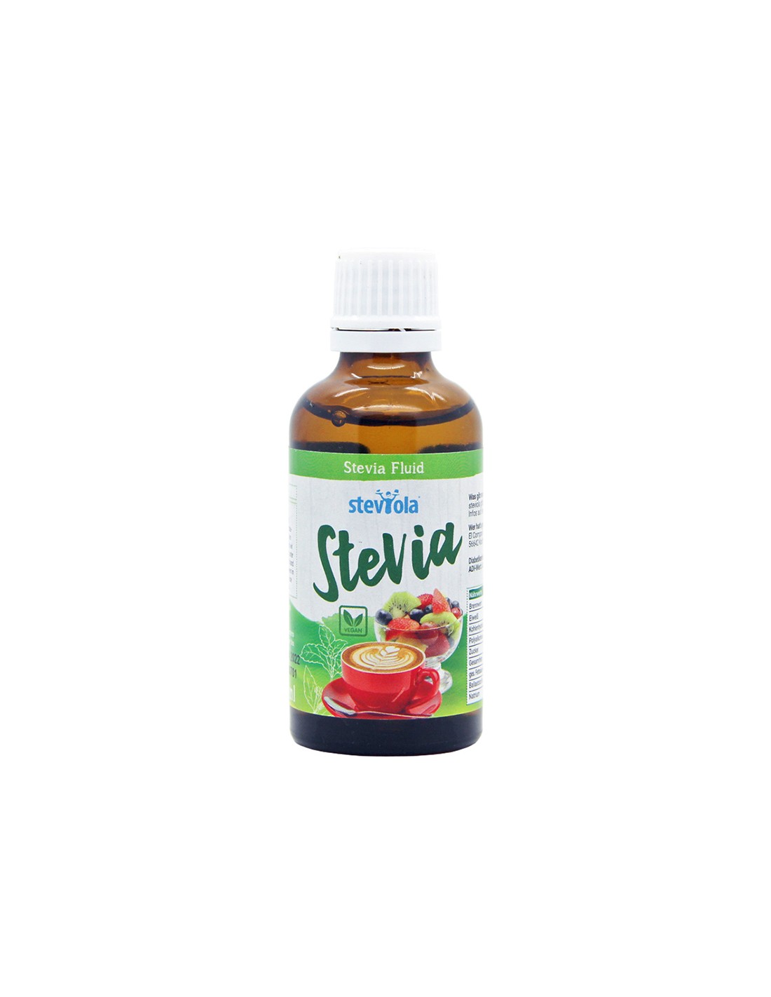Stevia lichidă (picături) - Steviola, 50 ml