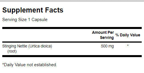 Rădăcină de urzică 500 mg - 100 capsule