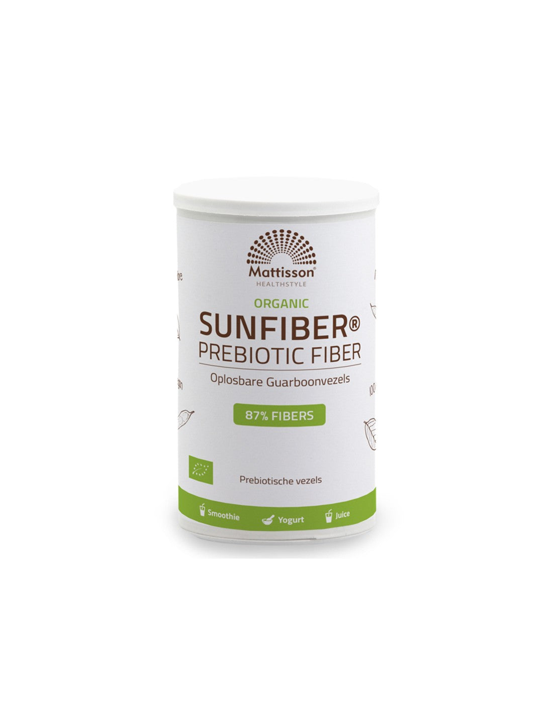 Fibre prebiotice Sunfiber Bio, 125 g pudră Mattisson Healthstyle