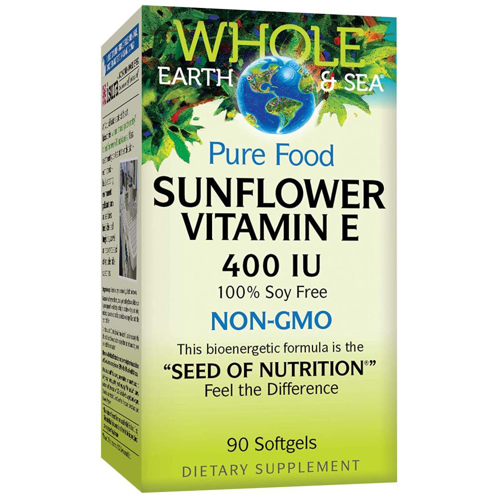 Vitamina E floarea soarelui 400 UI 90 capsule de gel