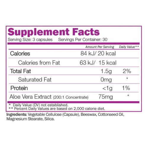 Super Aloe Vera (Extract 200:1 concentrat) 90 capsule