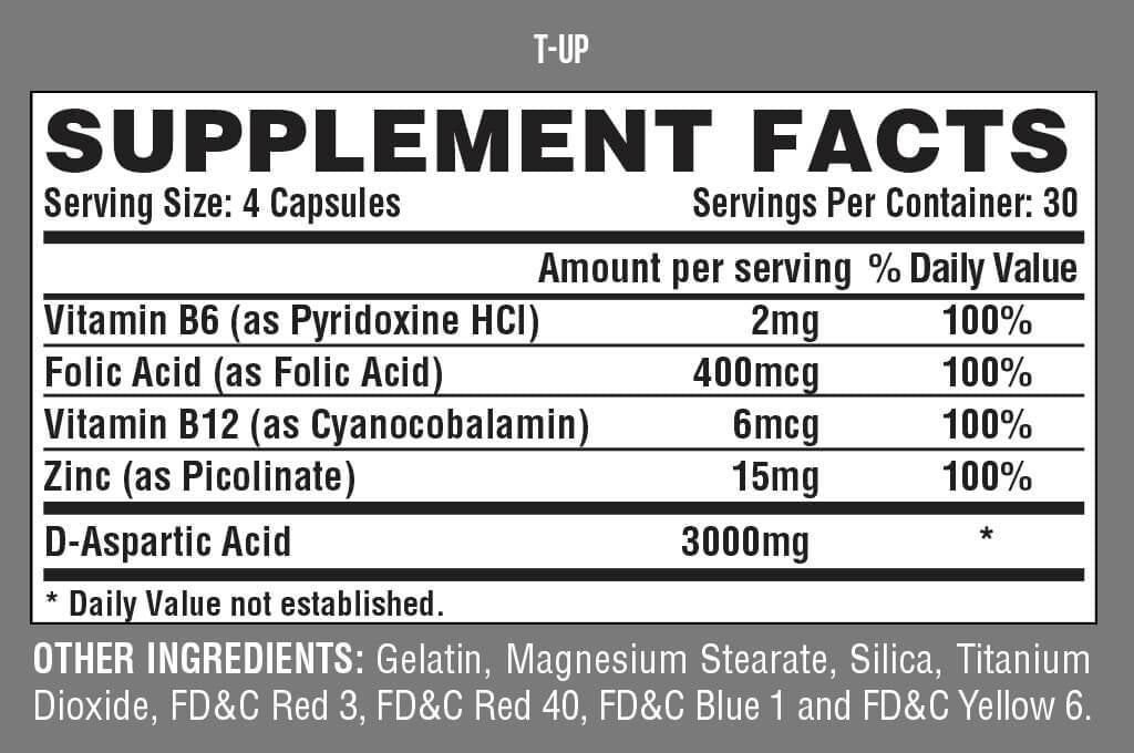 T-UP Black - 120 capsule