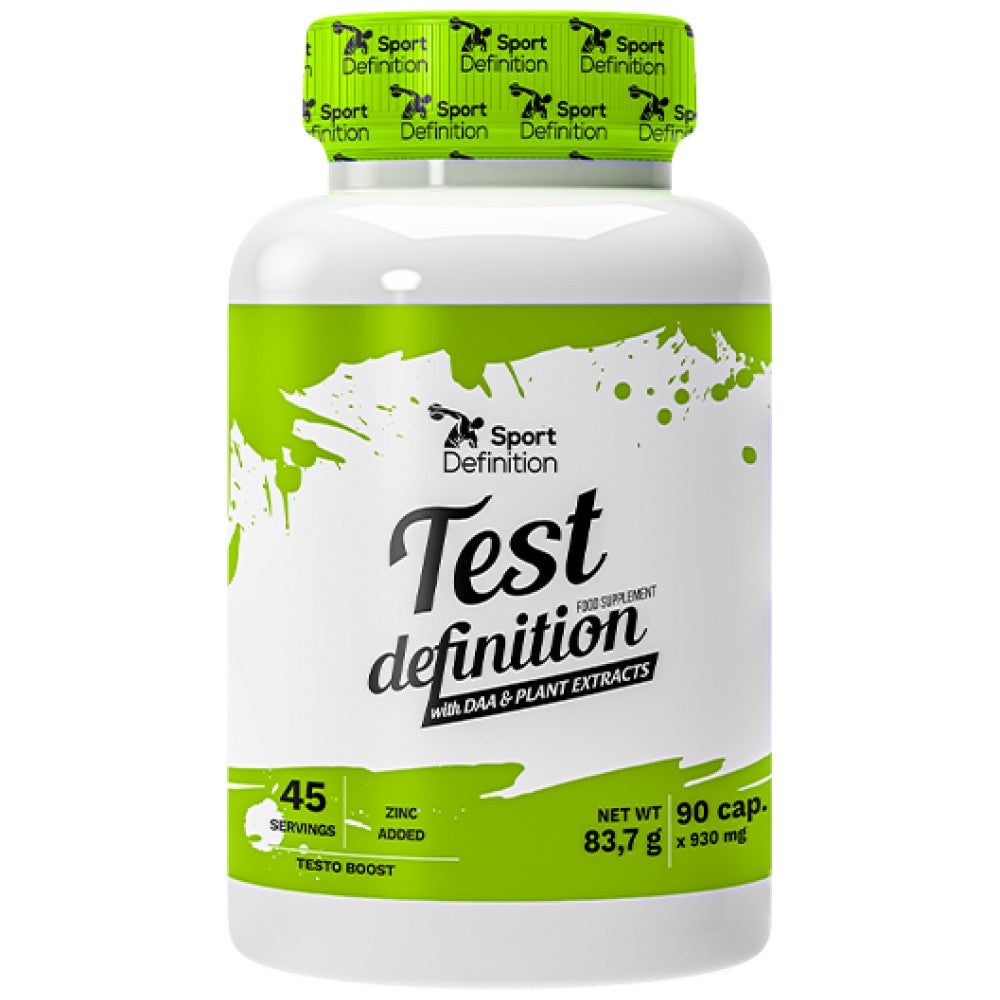 Definiția testului | cu DAA, Tribulus, Zinc & Magneziu - 90 capsule