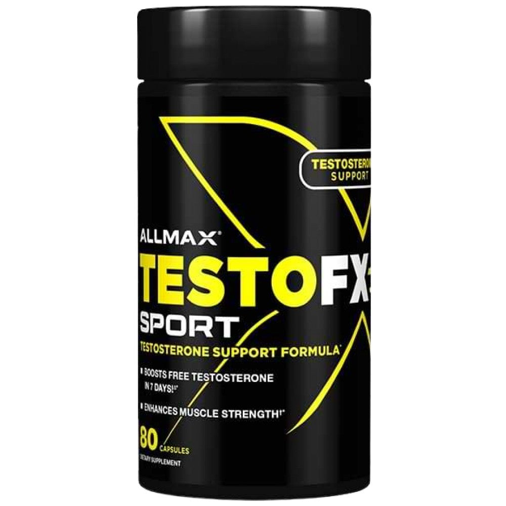 TestoFX Sport | cu TribX90 + Schinduf - 80 capsule