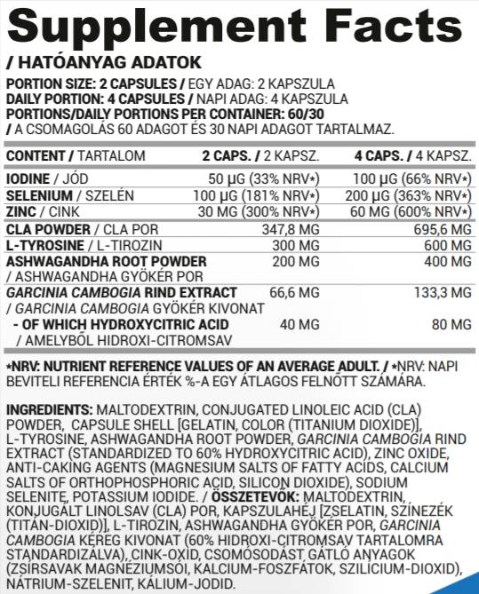 capace tiroidiene | Formula naturală de susținere a tiroidei - 120 capsule