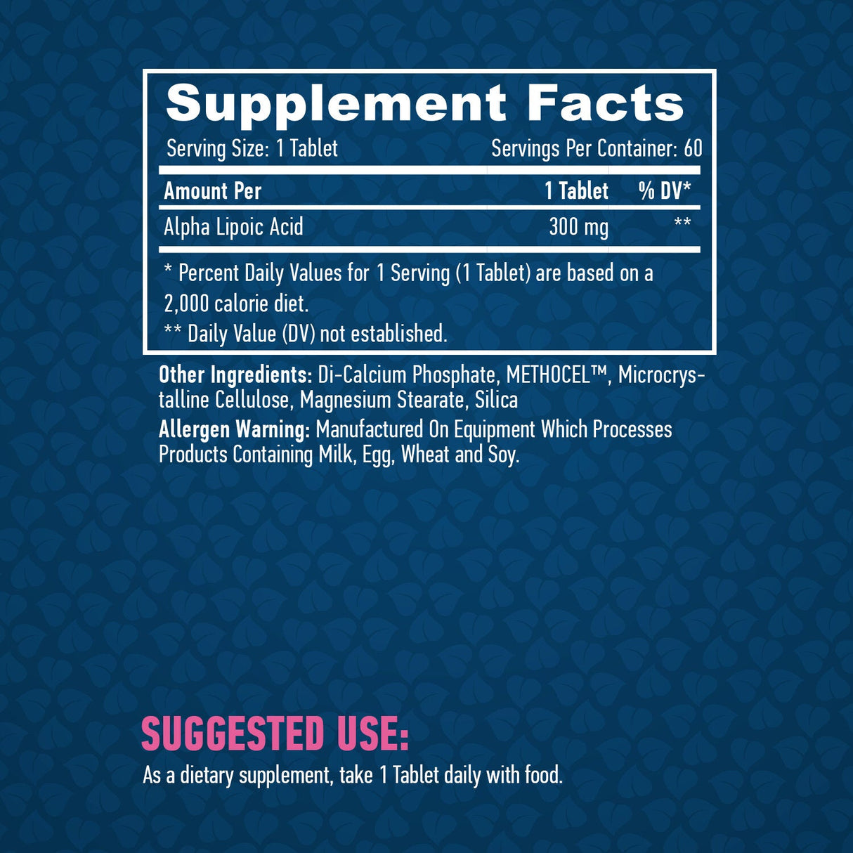 Acid alfa lipoic cu eliberare în timp 300 mg. / 60 de file.