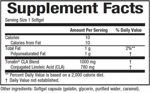 Tonalin CLA 1000 mg 90 capsule de gel