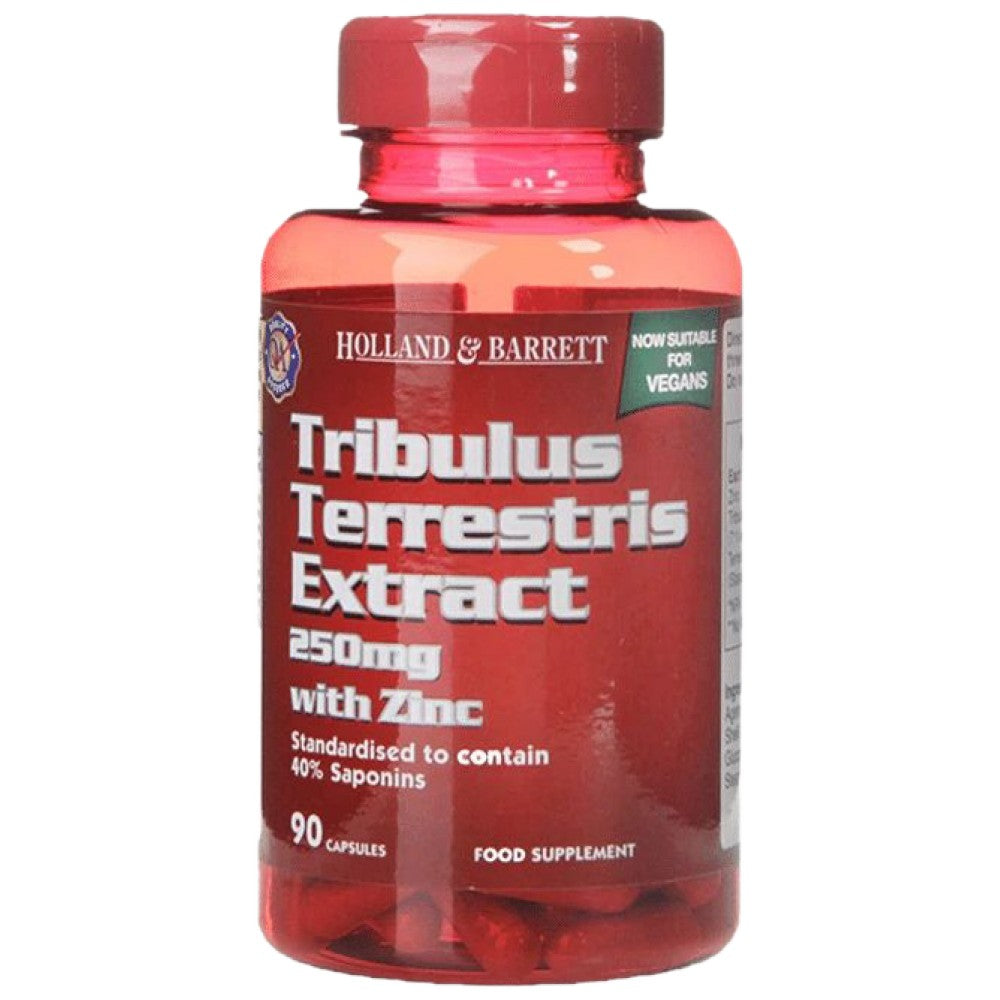 Extract de Tribulus Terrestris 250 mg (echivalentul a 1750 mg) / + Zinc 90 capsule