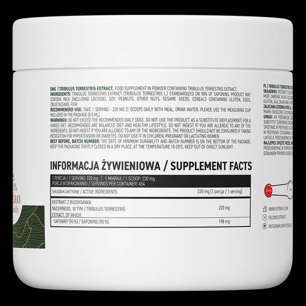 Extract de Tribulus Terrestris 90% | Pulbere 100 grame
